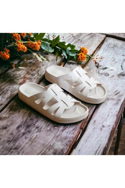 Hızlı Al Women's Extra Comfortable Non-Slip Sole Orthopedic Supported Daily Slippers