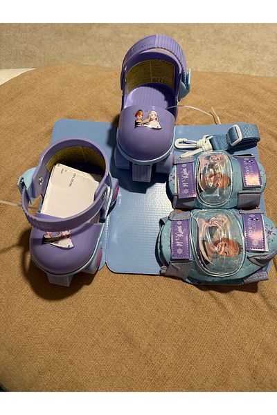 Sunman FROZEN 22-29 SKATING KNITTING AND ELBOW SET WITH BAG (22-29) ORIGINAL ROLLER SET