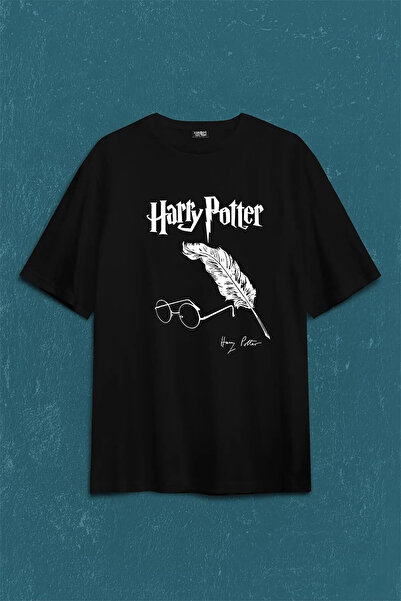 FULL TOLERANCE Μπλουζάκι με στάμπα Harry Potter Unisex Oversize Crew Neck