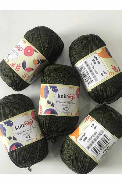 Alize 100 Gr Πολυεστέρας Μακραμέ 3 mm Πλεκτό Σχοινί 5380