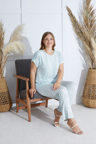 Sevim 15862 Plus Size Pajama Set