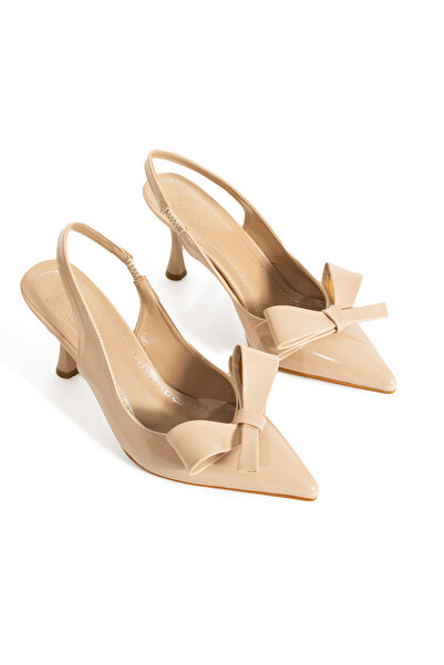 DUXAL SHOES Παπούτσια με τακούνι με λεπτομέρεια από δερμάτινο λουστρίνι Pamela