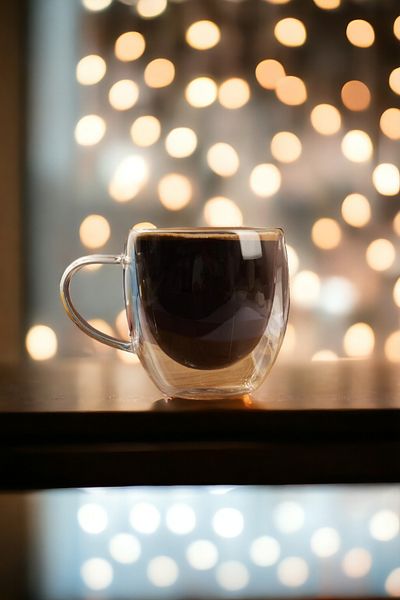 Binbirdemet Double Walled 250 ml Glass Mug