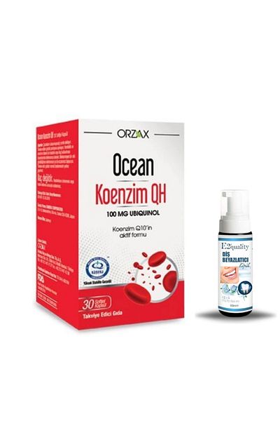 Ocean Orzax Ocean Coenzyme QH 30 Capsules + Gift Teeth Whitening Foam