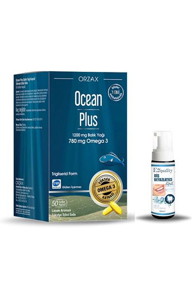 Ocean Orzax Ocean Plus 50 Capsules + Gift Teeth Whitening Foam