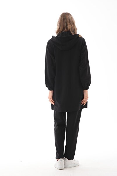 WestBound Women's Sequin Detailed Double Sports Tracksuit Set BLACK