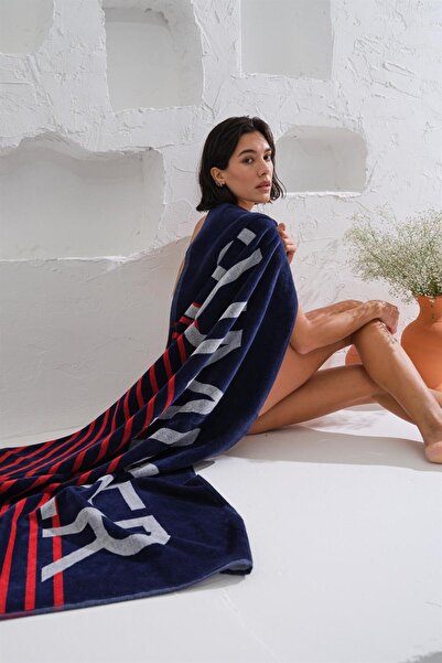 Homelover 100% бавовняний велюровий пляжний морський рушник 90x160