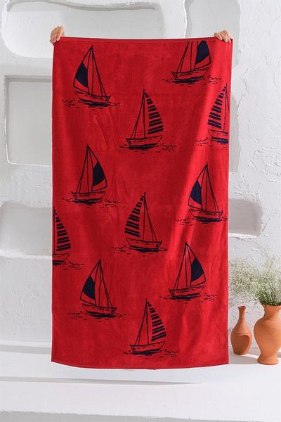 Homelover 100% Cotton Velvet Beach Sea Towel 90x160