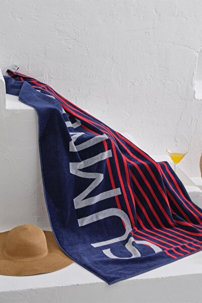 Homelover 100% бавовняний велюровий пляжний морський рушник 90x160