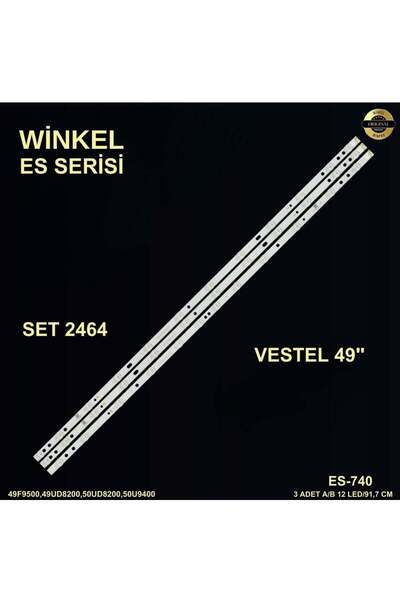 Winkel LCD LED-2464 TAKIM 3 LÜ-49F9500,49UD8200,50UD8200,50U9400,ND50H02,50U9...