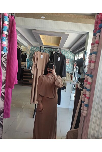 Sublime Butik Bürümcük rochie elegantă, confortabilă, cu nasturi