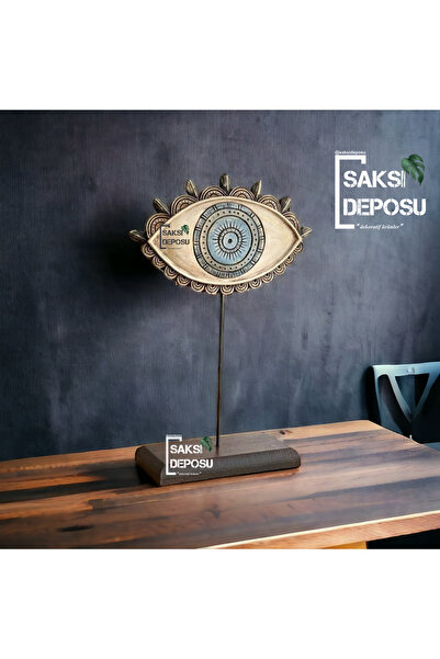 saksı deposu Nazar Boncuğu Göz Heykeli 30 cm x 20 cm