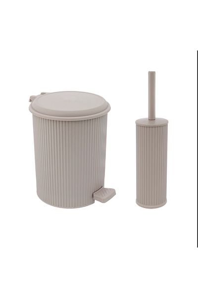LeesHome Nostalji 011 Πεντάλ Κάδος απορριμμάτων και Βούρτσα Τουαλέτας