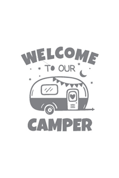 Reysa Tasarım ويلكم كامبر - رمادي 17x17 سم للتخييم كارافان