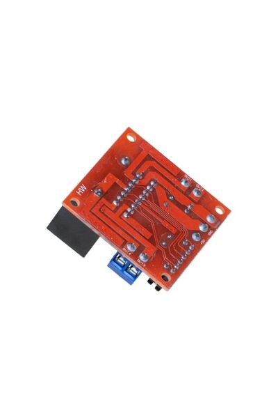 Genel Markalar L298N Voltaj Regulatörlü Çift Motor Sürücü Kartı (Kırmızı Pcb)