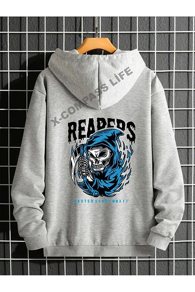 x-compass life Unisex Hooded Sweatshirt Rapirs Print