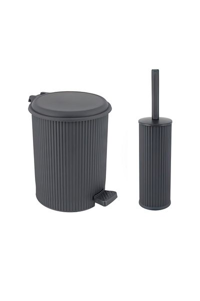 LeesHome Nostalji 011 Πεντάλ Κάδος απορριμμάτων και Βούρτσα Τουαλέτας