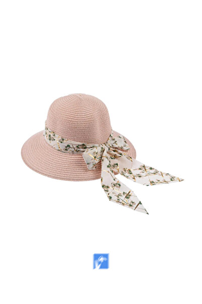 Kardelen Butik Denizli Luksuzni slamnati šešir za plažu (57-58 cm)