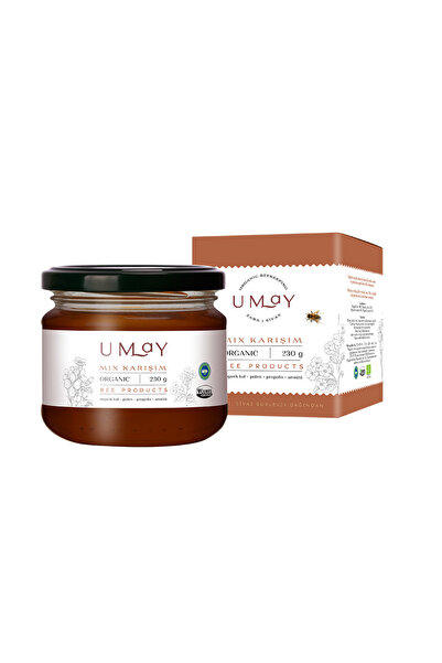 Umay Herbal Organik ( Bal - Polen - Propolis - Arısütü)mix Karışım 230 gr