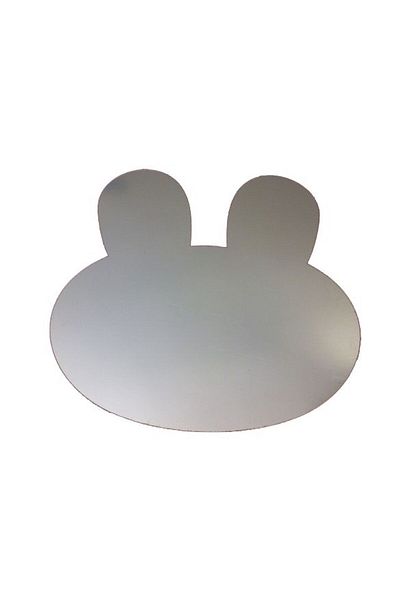 Bosphorus Wall Decoration Mirrored (Sticker) Rabbit Shaped PVC-Mirror 20x20 cm JM08006