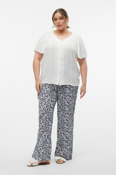 Veromoda Curve VMCKANVA SS TOP WVN GA CUR