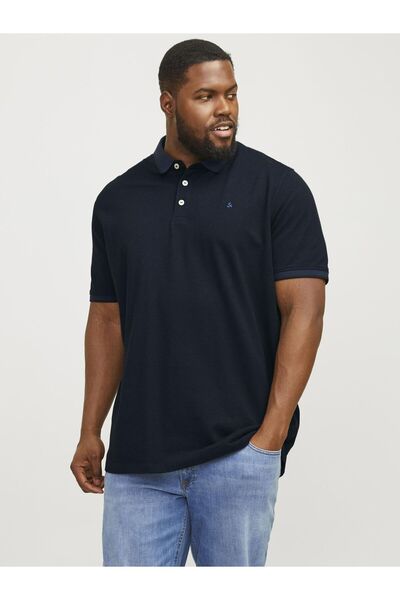 Jack & Jones Plus T-Shirt Plus Size Einfarbiges T-Shirt