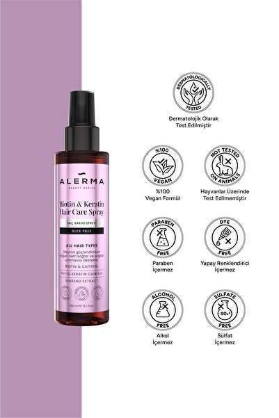 Alerma Biotin & Keratin Dökülme Karşıtı Saç Bakım Spreyi 150 ml