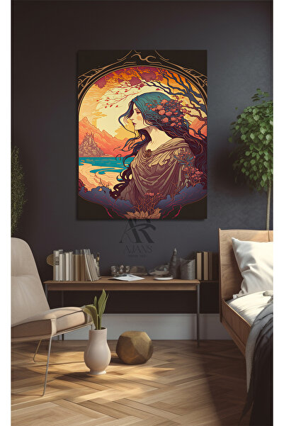 AR AJANS KANVAS TABLO ANIME DESEN FEMEIE PÂNZĂ PICTURE AR 040702