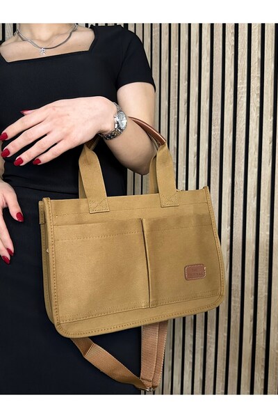 Nstil Жіноча щоденна сумка через плече - полотняна сумка, середнього розміру,...