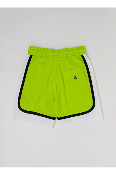 Benetton Normal Neon Green Men's Shorts 3MI5C902R