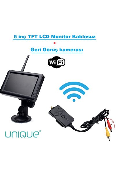 Unique ÇEKME KARAVAN  KABLOSUZ MONİTÖR VE GERİ GÖRÜŞ KAMERASI