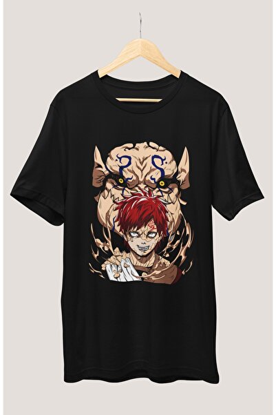 Fuddy Moda Oversize kroj Naruto Sabaku No Gara Štampano T-shirt , unisex anim...