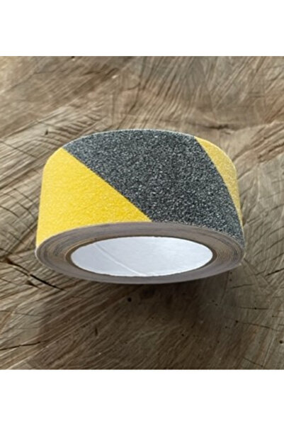 Nora NRN MERDİVEN KAYDIRMAZ BANT 5CM 5MT ZEMİN KAYDIRMAZ BANT SARI SİYAH RENK