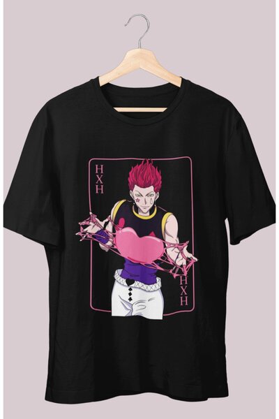 Fuddy Moda Μπλουζάκι με στάμπα Hisoka Oversize, Μπλουζάκι με στάμπα Anime Unisex