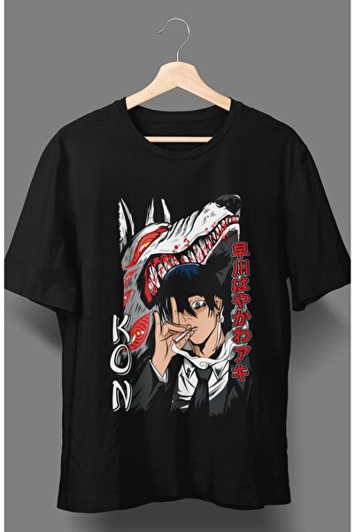 Fuddy Moda Oversize kroj Chainsaw Man Aki Hayakawa Štampano T-shirt, unisex a...