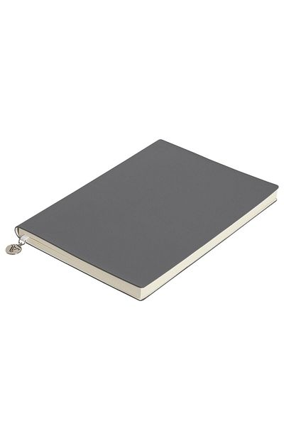 Victoria's Journals Smyth Classic Flexible Cover Striped Notebook, 14.8x21 cm -Gray