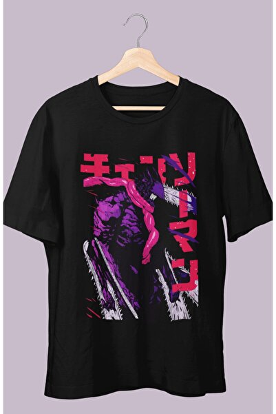 Fuddy Moda Оверсайз футболка з принтом Chainsaw Man Denji Version 1, унісекс ...