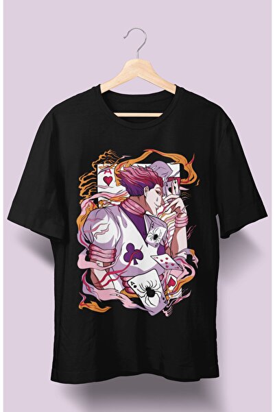 Fuddy Moda Tricou Oversize Hunter X Hunter Hisoka Imprimat, Tricou unisex Imp...