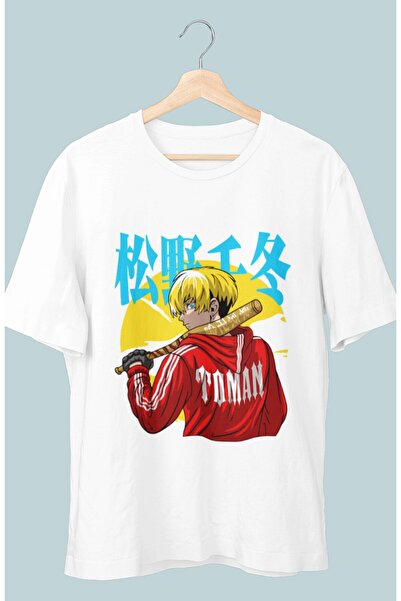 Fuddy Moda Oversize kroj Tokyo Revengers Toman Štampano T-shirt, unisex anime...