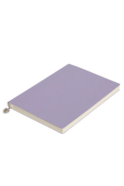 Victoria's Journals Smyth Classic Flexible Cover Striped Notebook, 14.8x21 cm - Lilac