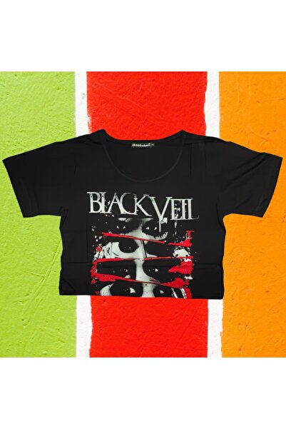 FG KONNİCHİWA Έντυπο γράμμα Γυναικείο Crop κοντομάνικο μπλουζάκι με απαλή υφή 100% βαμβάκι