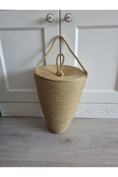 EGE ÖRGÜM Διακοσμητική θήκη για τσάντες με κάλυμμα σε όψη γιούτας, οργανωτής ...