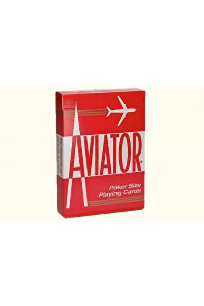 Bicycle بطاقة لعب الطيار - مجموعة باللون الأحمر