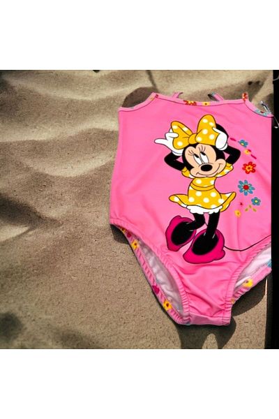 Esterella Disney printed girls μαγιό - Παιδικό μαγιό με χιαστί λουράκι / Lol-Mickey-Frozen Girls μαγιό