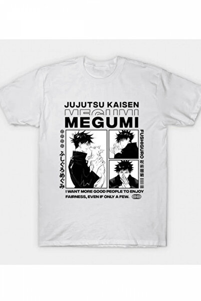 POPULUS Jujutsu Kaisen Megumi Kolaž T-shirt
