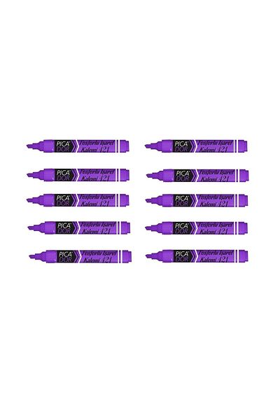 Picador Purple Highlighter - 421 Kx 079, Pack of 10