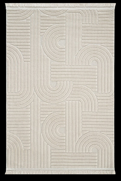 NaRStore Home İskandinav Dokuma Bukleli Modern Geometrik Salon Halısı Mutfak ...