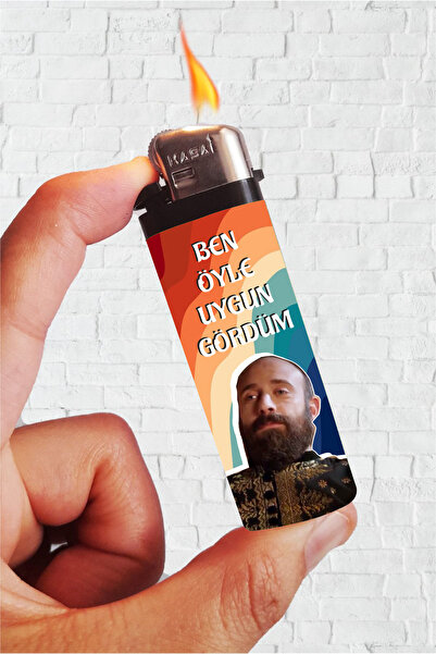 SARANG Çakmak Ben Öyle Uygun Gördüm Süleyman Baskılı Klasik Çakmak