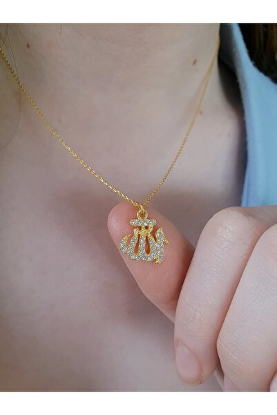 MAGRİB Allah Yazılı Gümüş Kolye