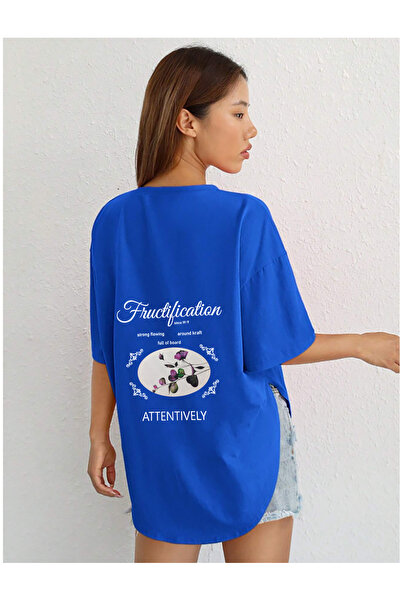 ciwi&life Μπλουζάκι Unisex fructification με στάμπα μπλε